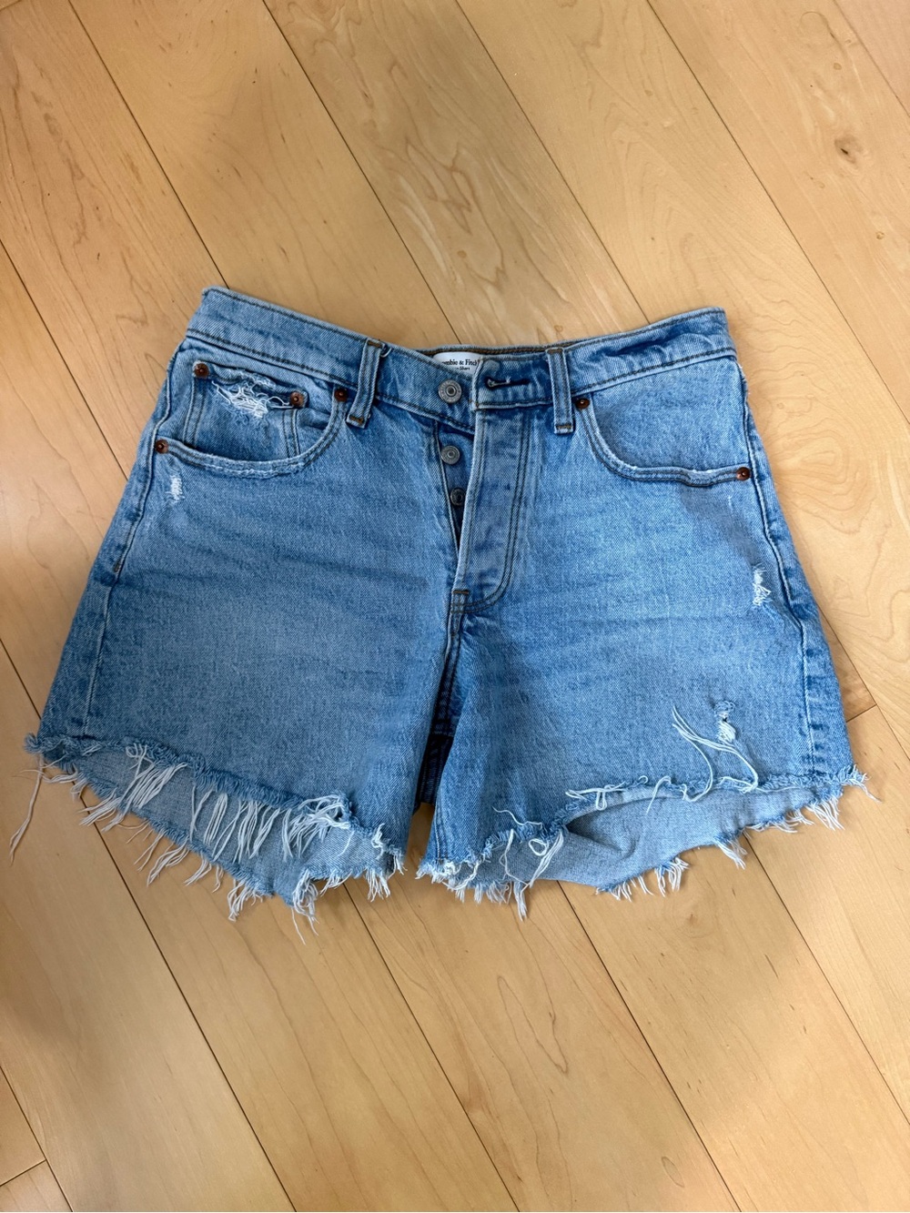 Abercrombie & Fitch curve love low rise baggy shorts